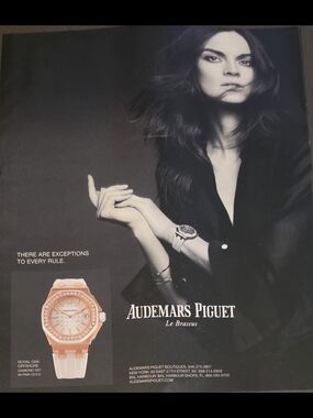 Classic Print Ad Audemars Piguet Royal Oak Offshore watch Size 8"×10"